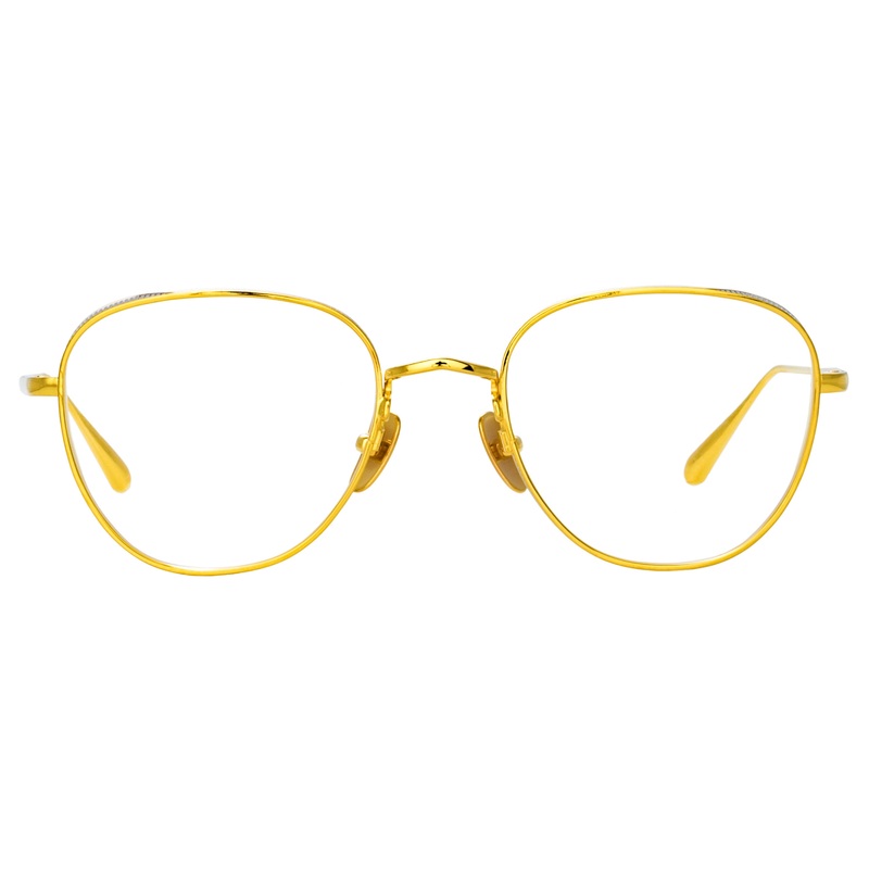 Hardy Optical Frame in Yellow Gold