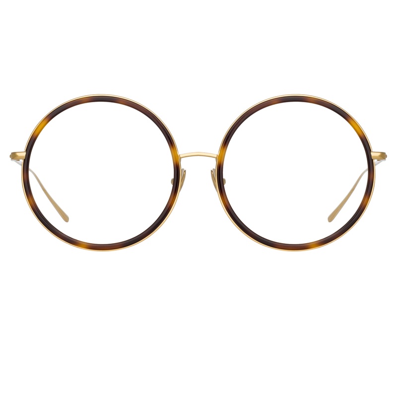 Alesia Round Sunglasses in Tortoiseshell