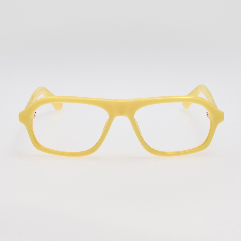 Becane Optical in Yellow Stripe