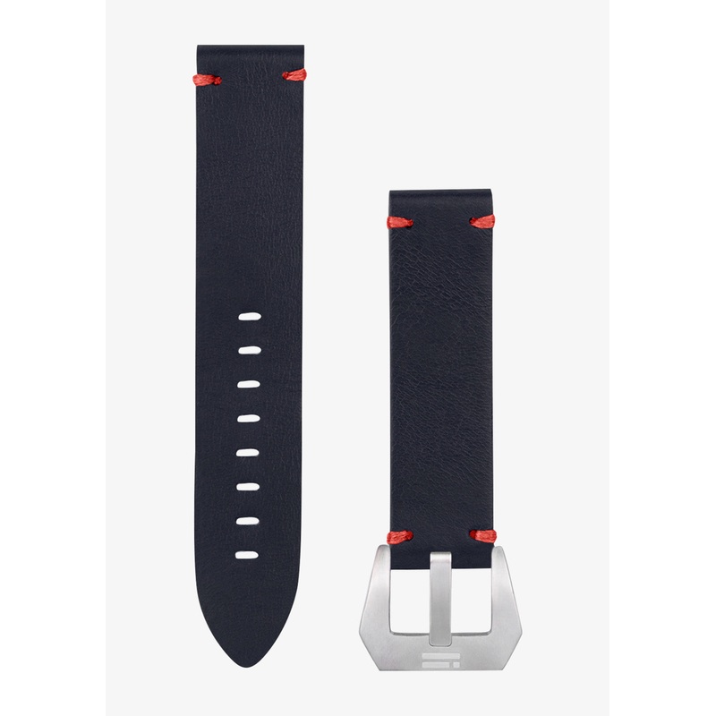 Leather Band Navy / Red