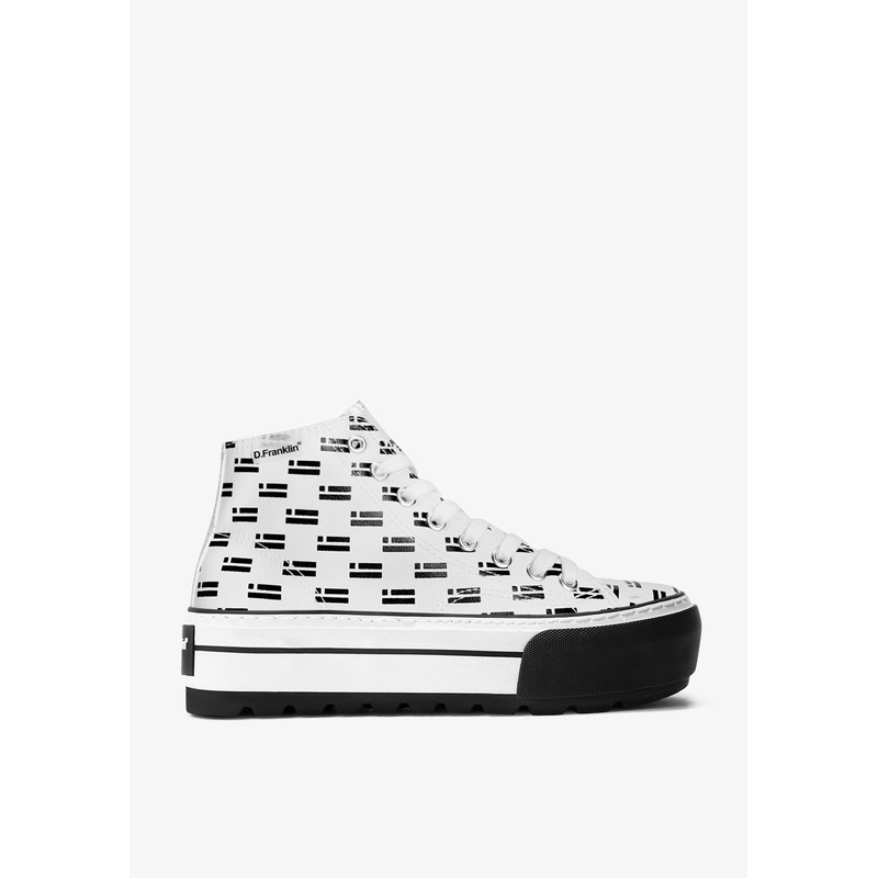 One Way Platform DF Flag White