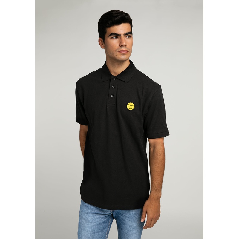 Polo Smiley Black