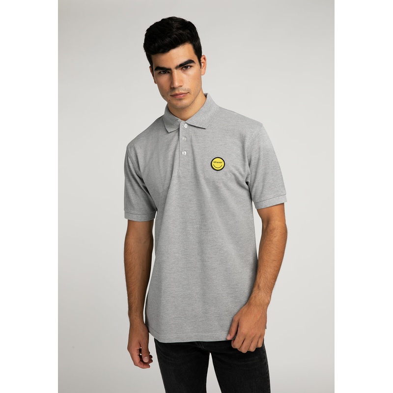 Polo Smiley Heather Grey