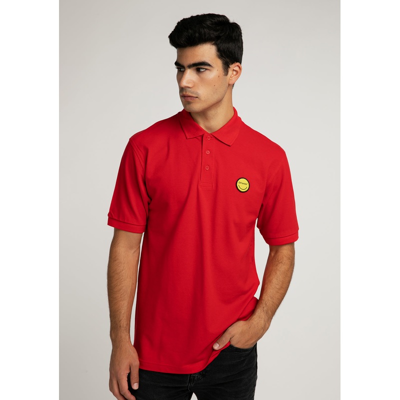 Polo Smiley Red