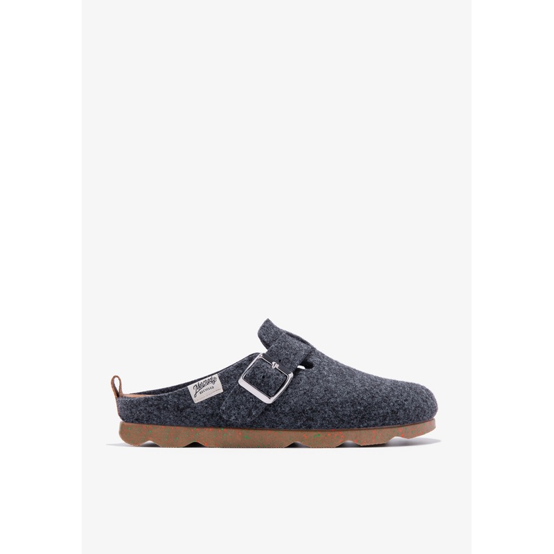 Mercredy Slipper Buckle Black / Brown