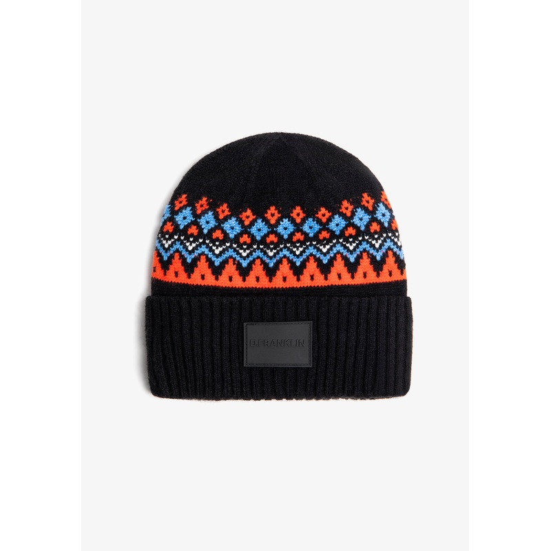 Nordic TRK Fair Isle Beanie Navy