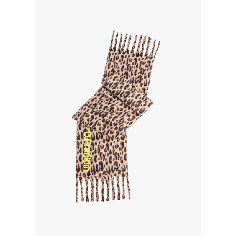 Nordic TRK Leopard Scarf Burgundy