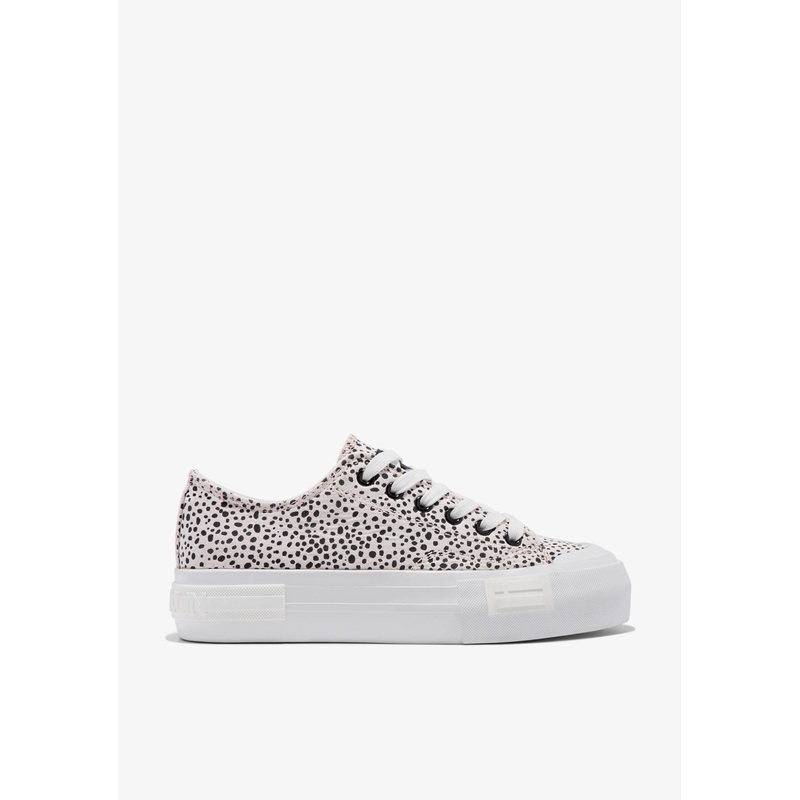 One Way Low White / Black Dots