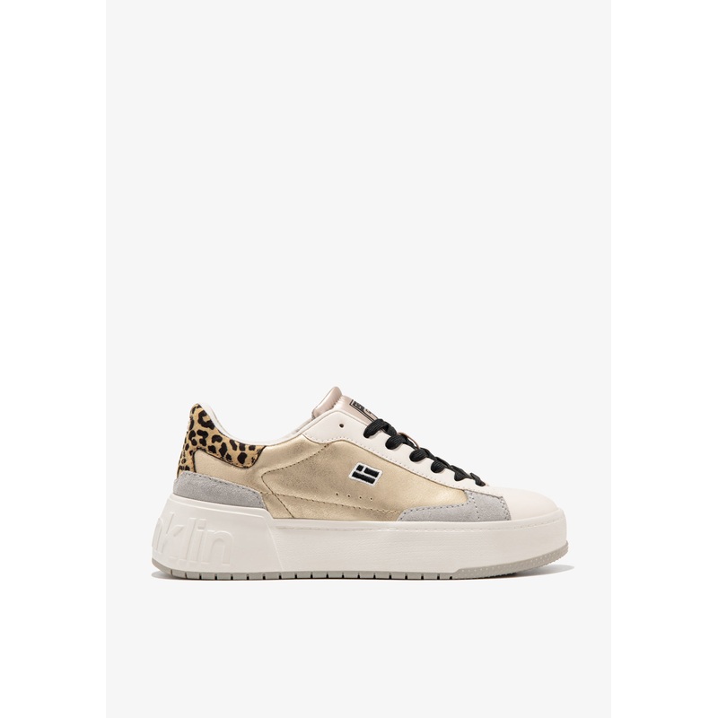 Court Basket Gold / Leopard