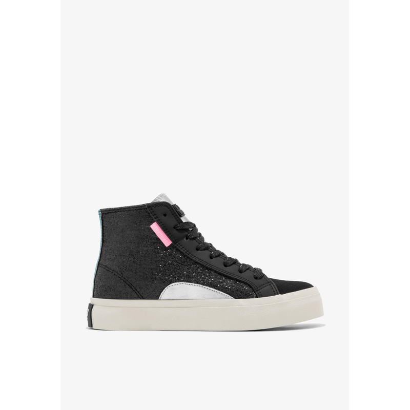 Half Moon High Glitter Black