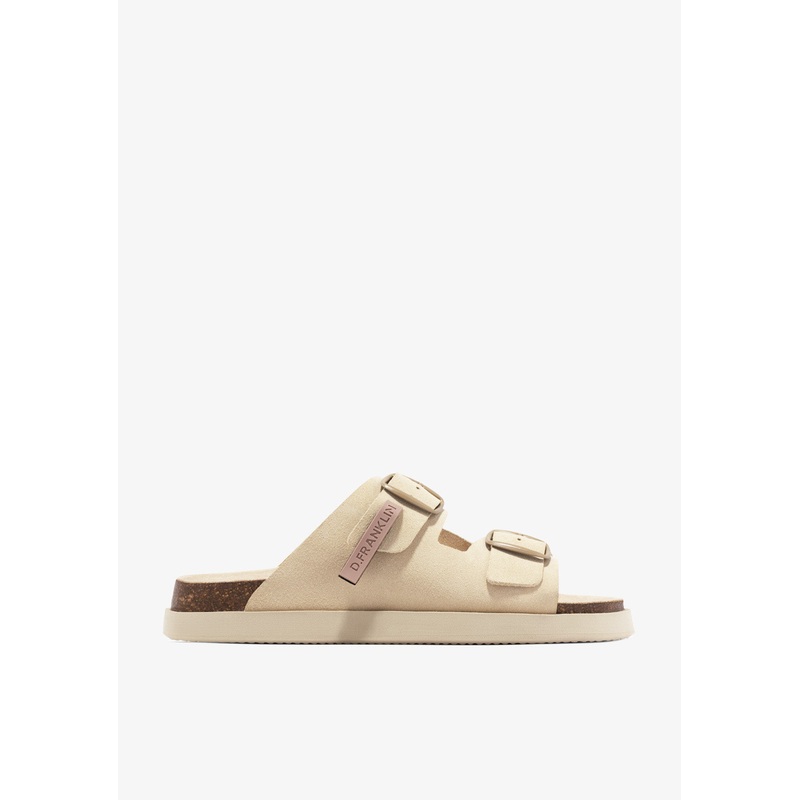 Vibe Sandals Buckle Beige
