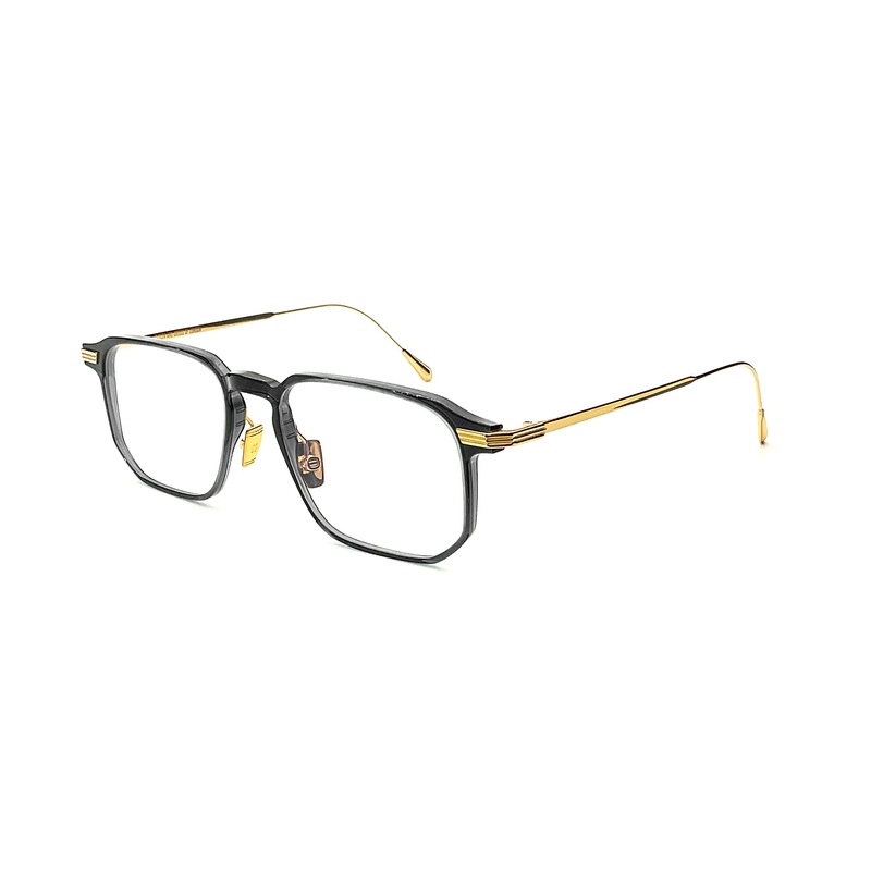 Cutler and Gross – 0007 (Black on 24K Yellow Gold + 18K Rhodium)