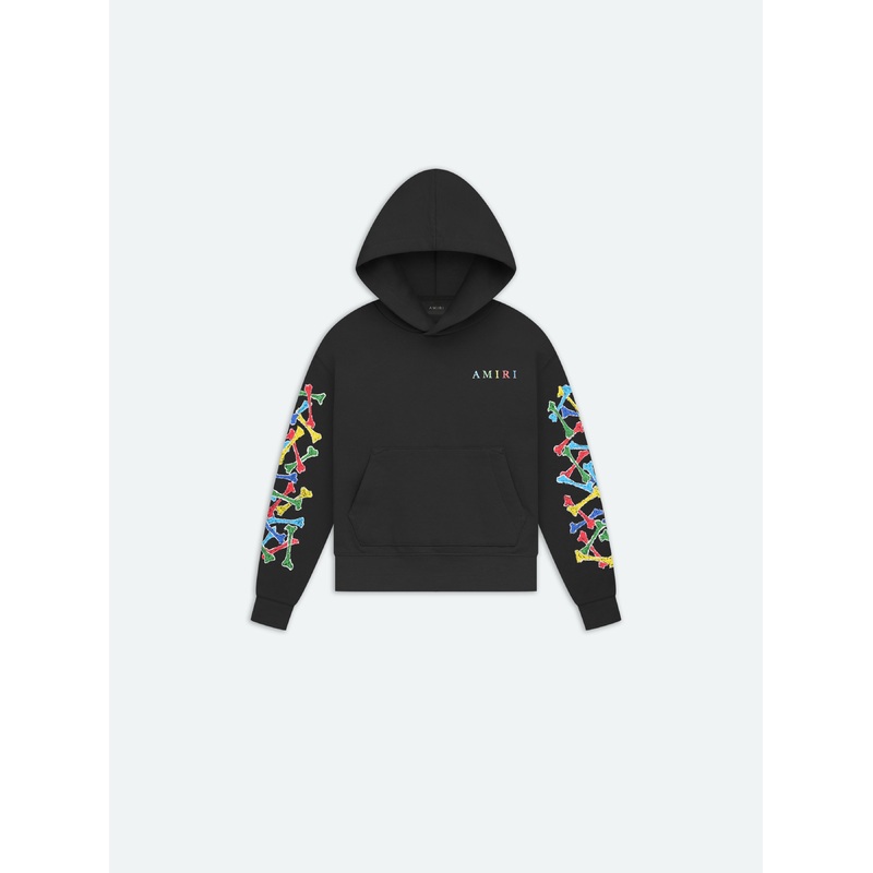 KIDS – Kids  Bones Scribble Hoodie – Black
