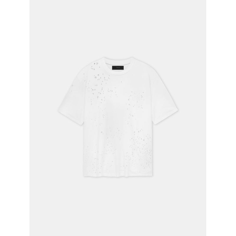 MA SHOTGUN EMBROIDERED TEE – White
