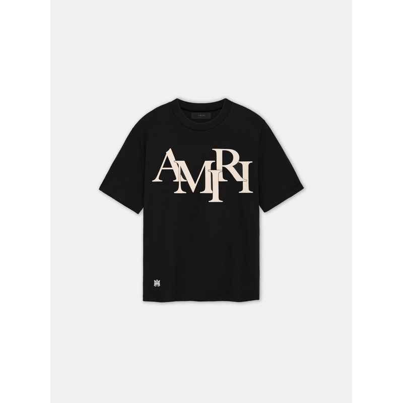 STAGGERED TEE – Black