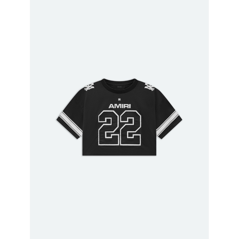 WOMEN – WOMEN’S 22 CROPPED MESH TEE – BLACK