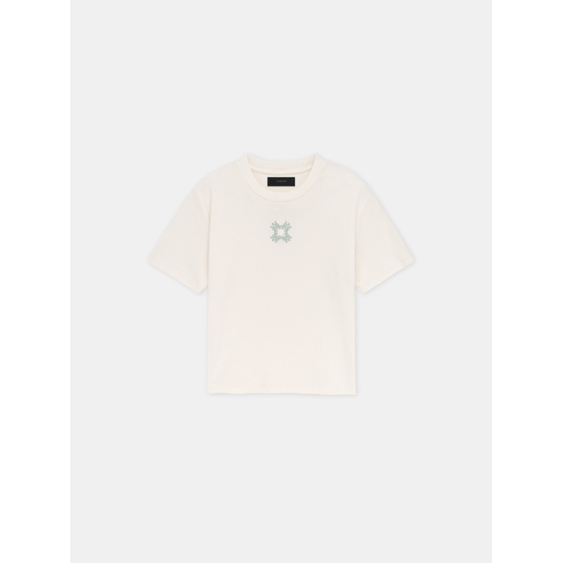 WOMEN – WOMEN’S MA QUAD BABY TEE – Alabaster