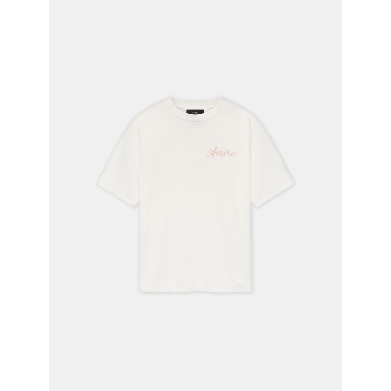 BOX SCRIPT TEE – Malibu Peach