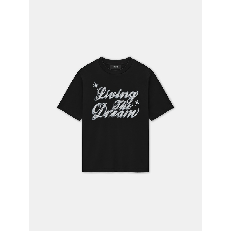 CRYSTAL LIVING THE DREAM TEE – Black