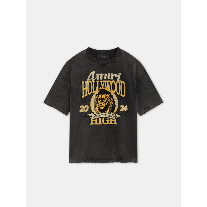 HIGH LION SKATER TEE – Black