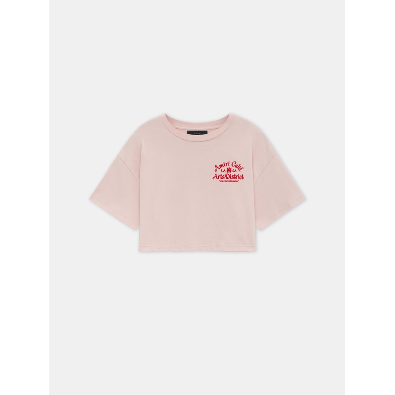 WOMEN – WOMEN’S ARTS DISTRICT CROPPED TEE – Pale Peach