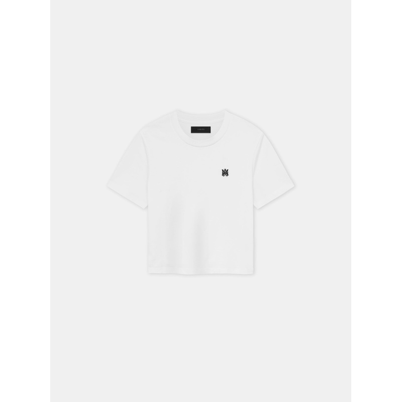 WOMEN – WOMEN’S MA EMBROIDERED BABY TEE – White