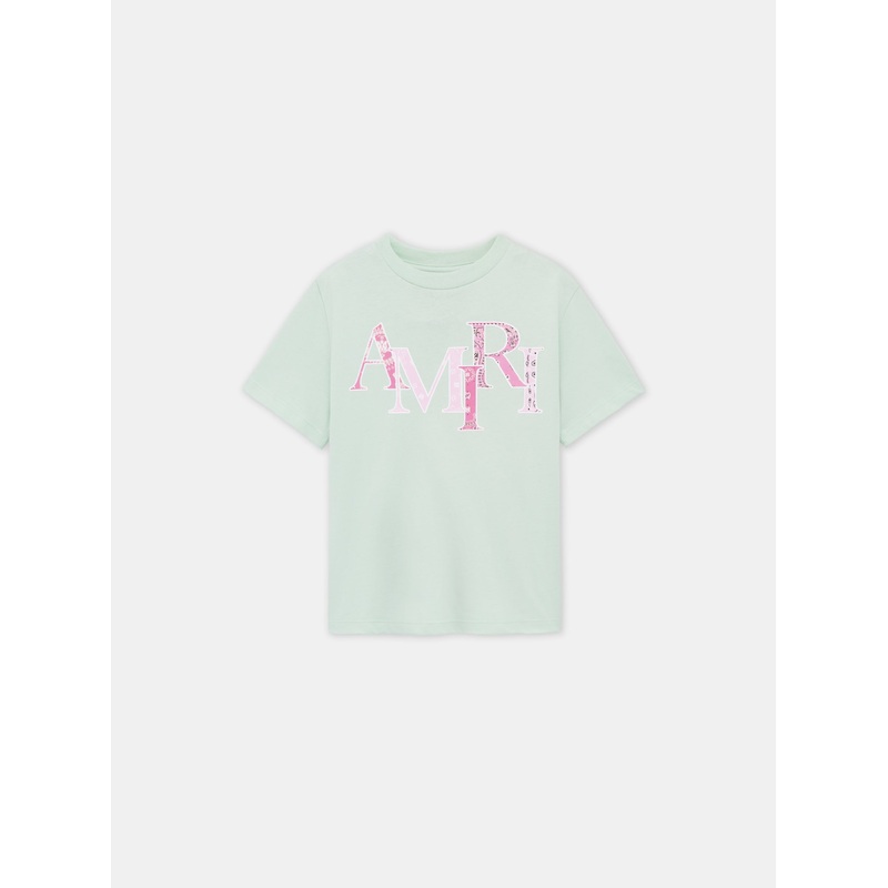 KIDS – KIDS’  BANDANA STAGGERED TEE – Surf Spray