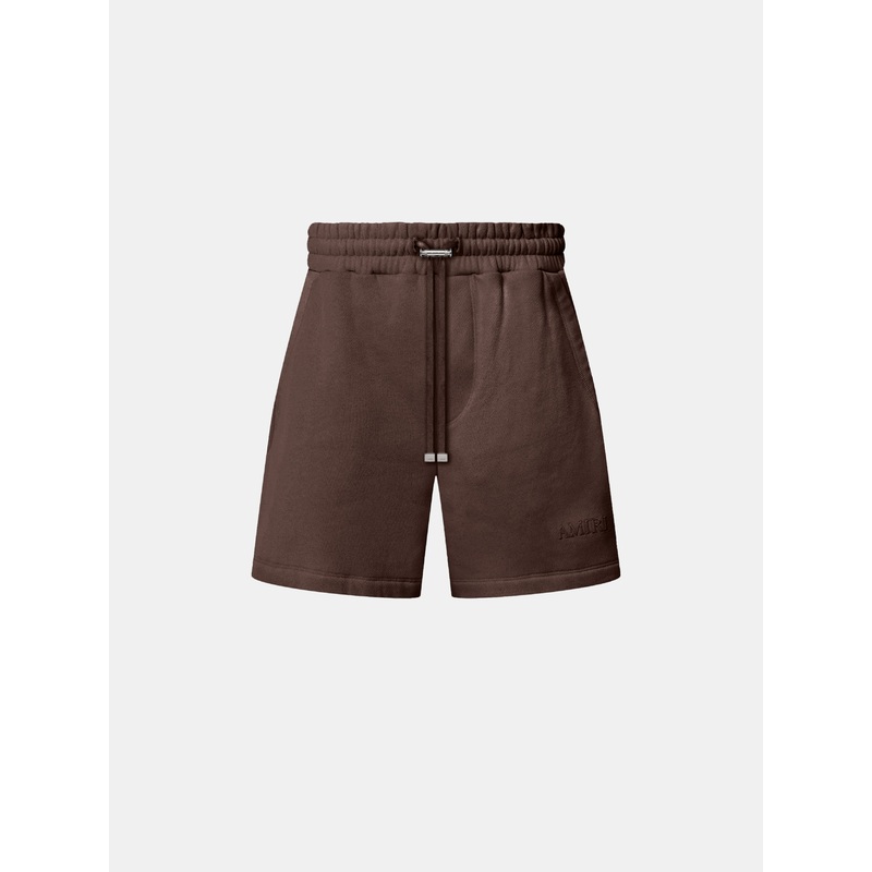 EMBROIDERED SHORT – WALNUT BROWN