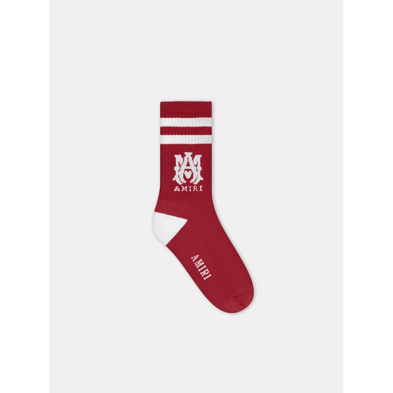KIDS – KIDS’ MA STRIPE SOCKS – Varsity Red