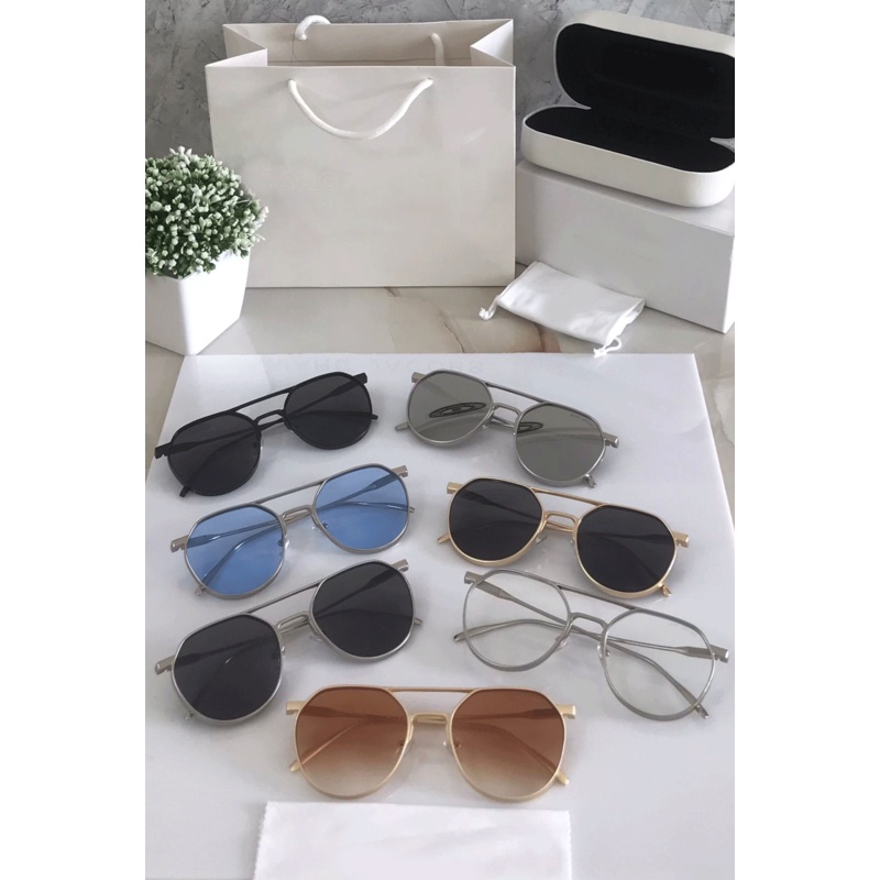 New Arrival Mirror Sunglasses in Hexagon Alloy Frame-SunglasssesCraft
