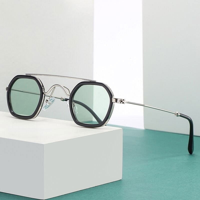 Steampunk Small Frame Sunglasses For Unisex-