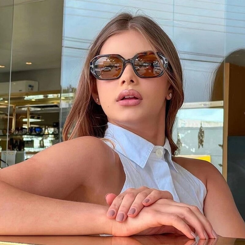 Vintage Luxury Brand Sunglasses For Unisex-