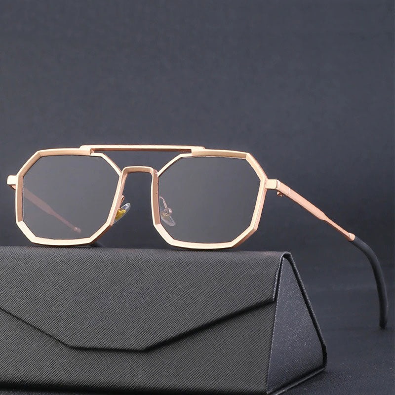 Vintage Steampunk Brand Sunglasses For Unisex-