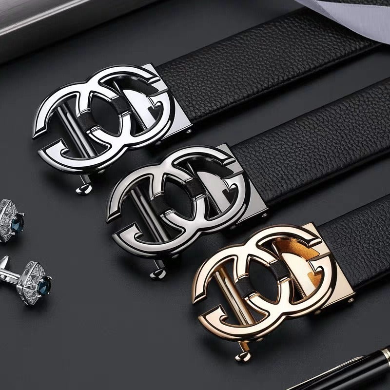 2022 New High-Grade Embossing Automatic Men’s Leather Belt-