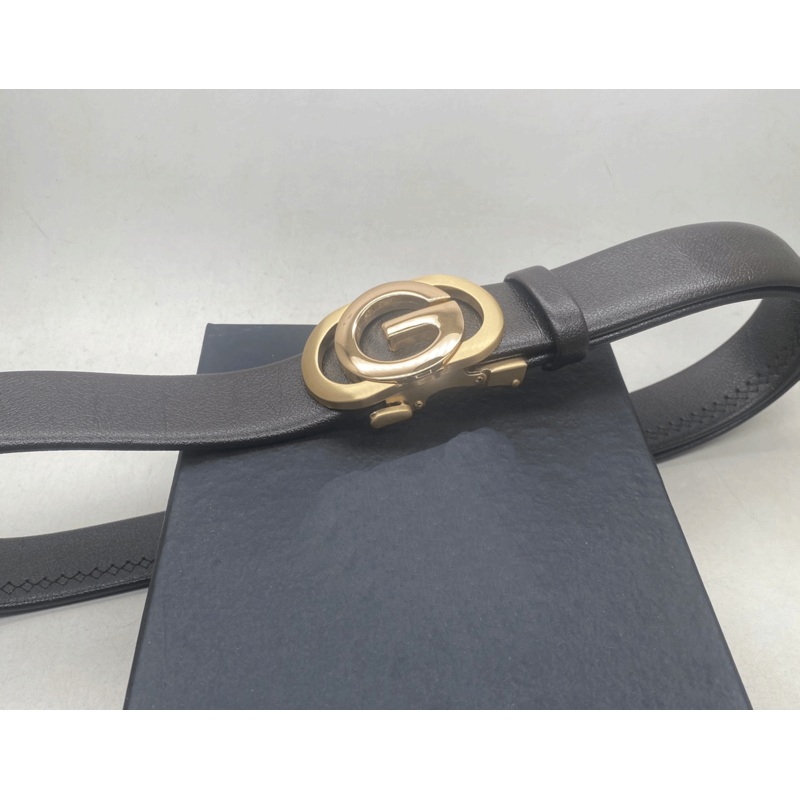 Centric G Designer Buckle With Leather Strap Belt For Men’s-