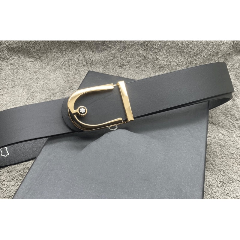 Designer Half Round Pattern Leather Belt For Men’s-