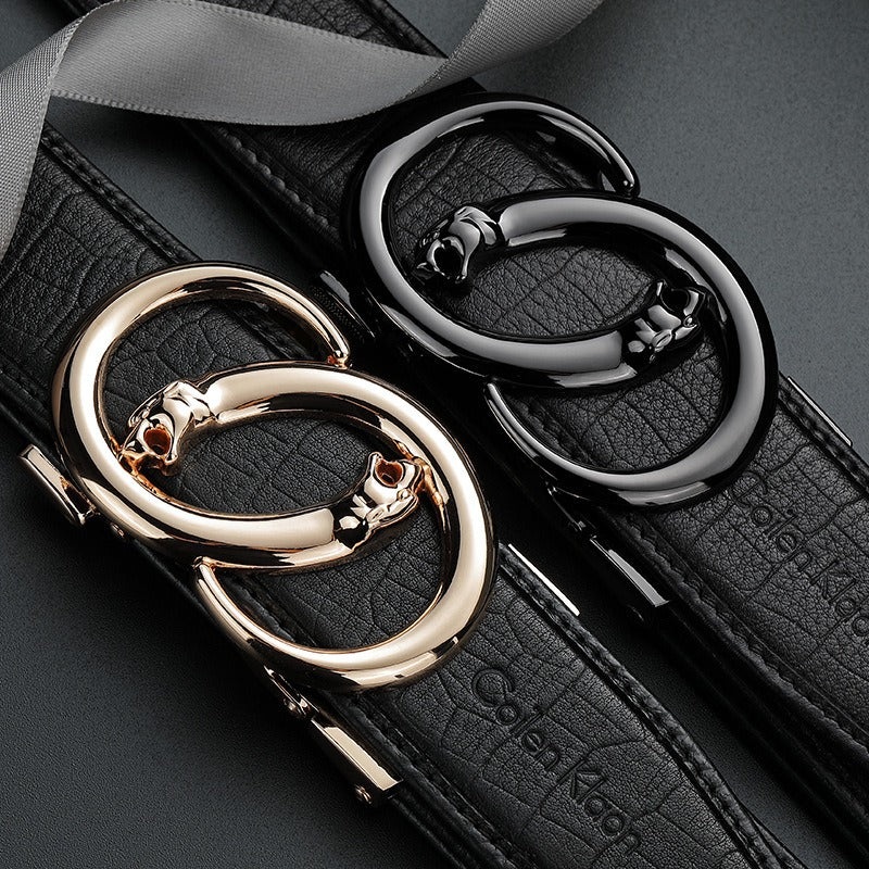 Fashionable Top Quality Snack Pattern Belt For Men’s-
