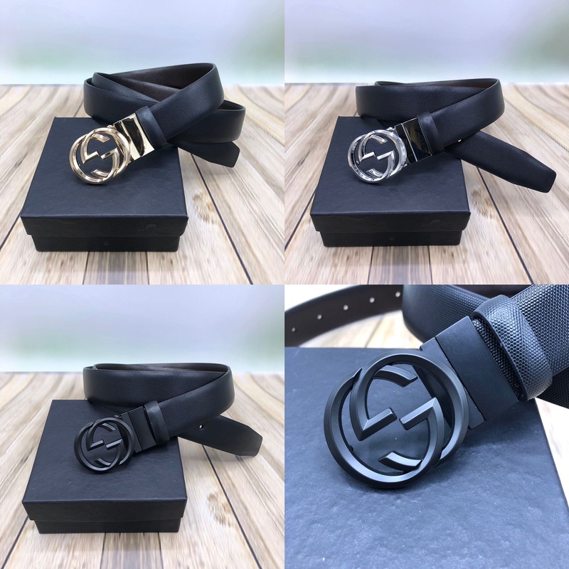 Luxury Designer Belt With GG Pattern For Men’s-