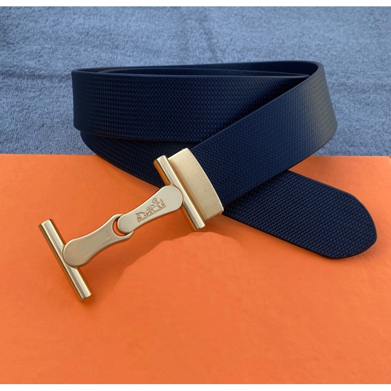 Trendy H Letter Leather Strap Belt For Men’s-