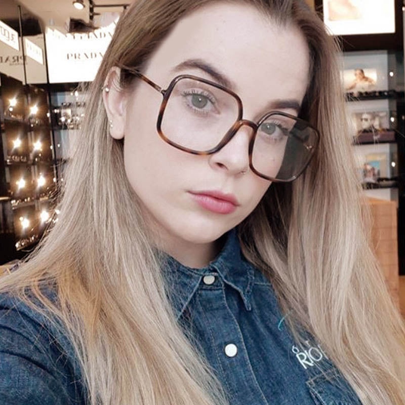 Vintage Oversized Brand Sunglasses For Unisex-