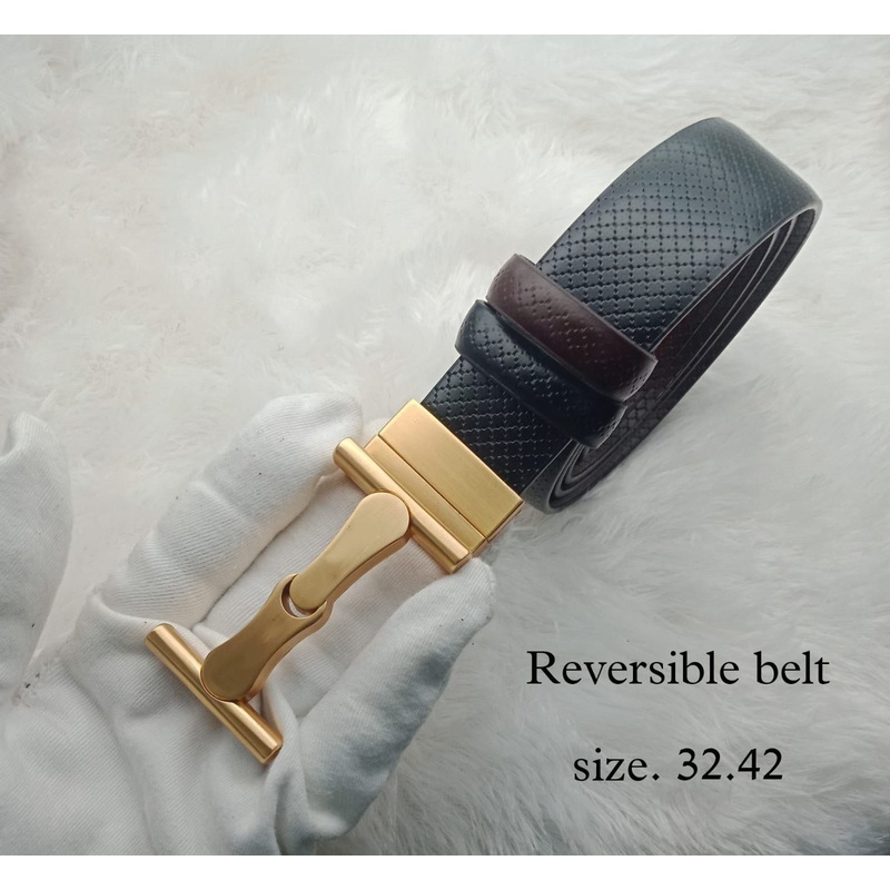 New Arrival H Letter Reversible Strap Belt For Men’s-