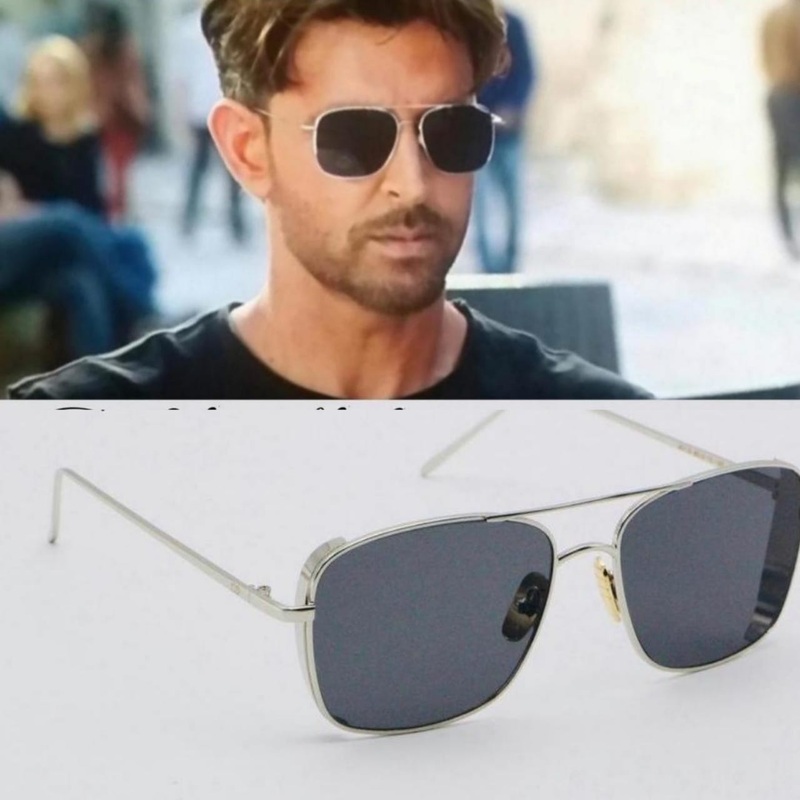 Hrithik Roshan War Movie Square Sunglasses For Men-