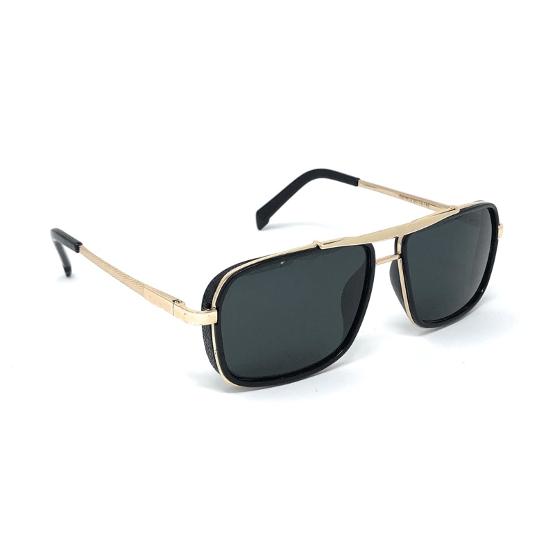 Classic Square Sunglasses With Metal Frame For Men And Women-