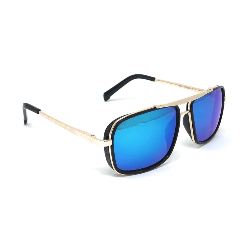 Fashionable Classic Square Aqua Blue Sunglasses For Men And Women-