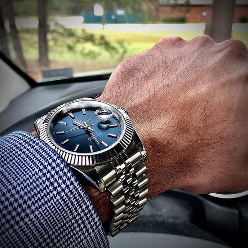 2020 Luxury Design Stainless Steel Automatic Mechanical Watch For Men-