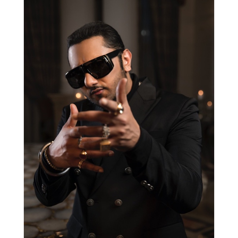 Honey Singh Square Vintage Candy Sunglasses For Men And Women-