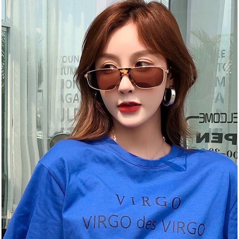 2020 Luxury Square Brand Designer Retro Alloy Frame Sunglasses For Men And Women-