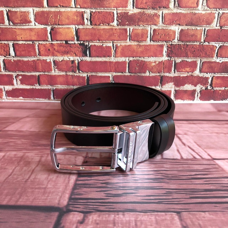 Black and Brown Reversible Mens Leather Belts