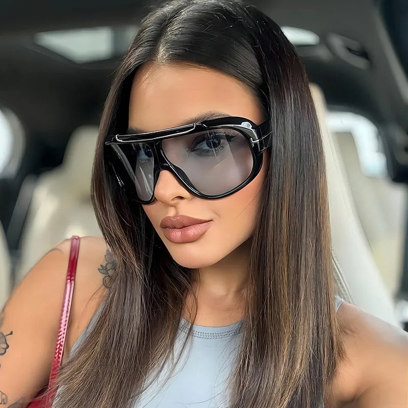 2025 Vintage Oversized Shield Sunglasses For Men and Women-