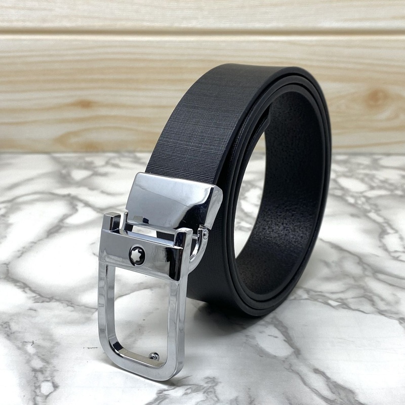 Casual U-Shape Leather Strap Belt For Men-